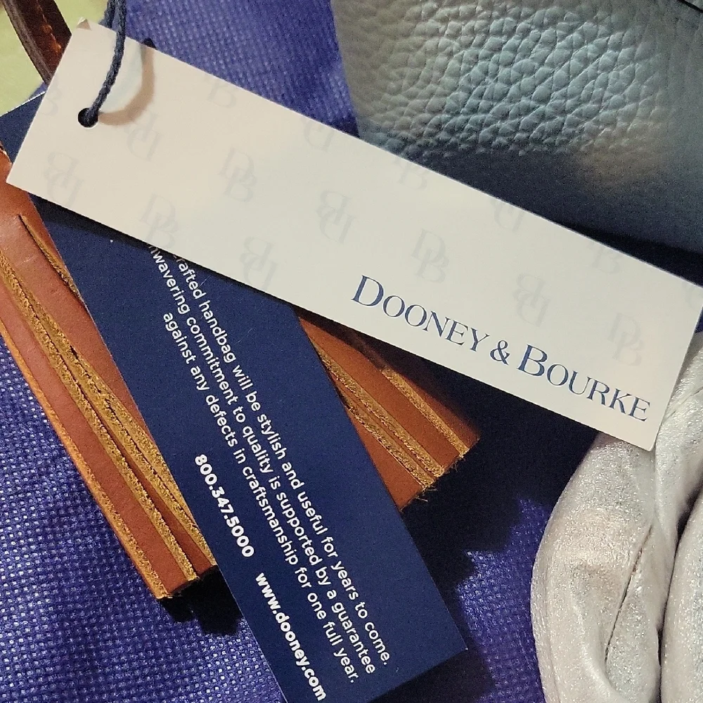 Dooney & Bourke Sky Blue Crossbody Bag - Picture 2 of 4